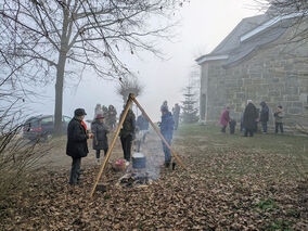 Krippenandacht mit Segnung der Kinder (Foto: Georg Smolarczyk)